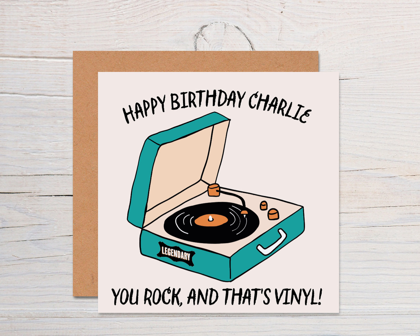 Personalised music lovers birthday