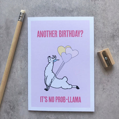 Yoga llama birthday