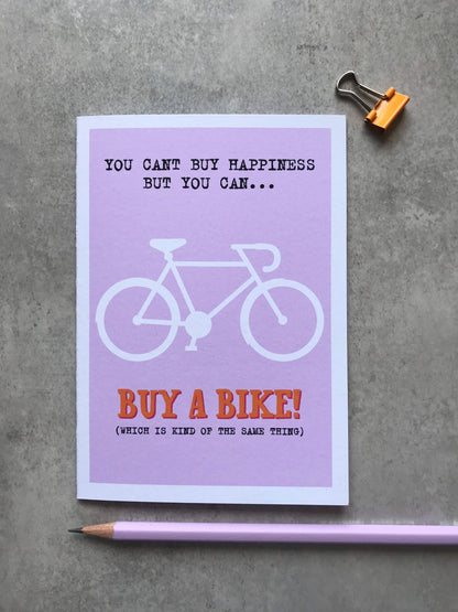 Bike happiness card
