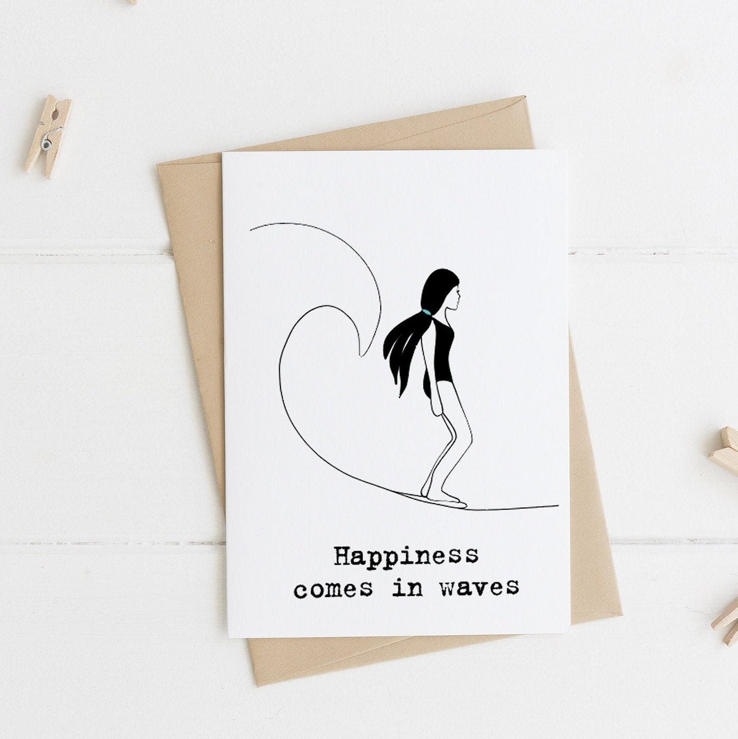 Happiness comes in waves