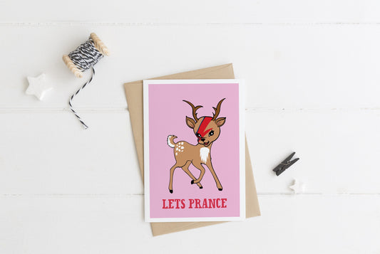Let's prance retro reindeer