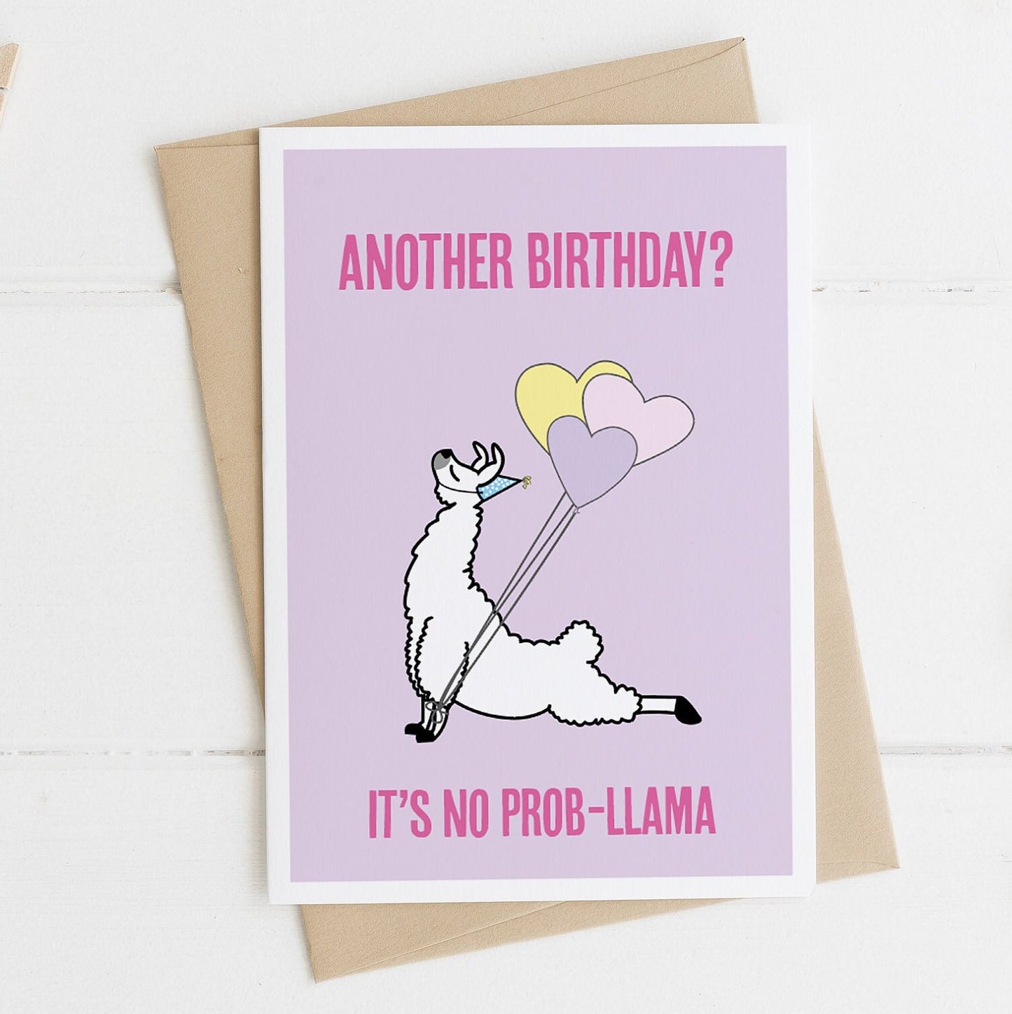Yoga llama birthday