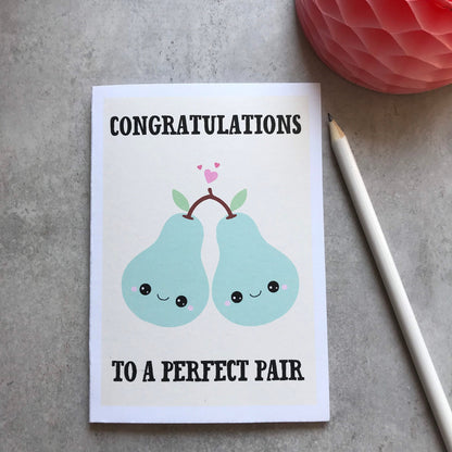 Congratulations to a perfect pair