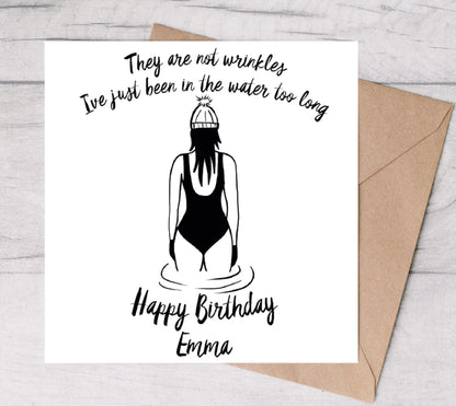 They are not wrinkles I've just been in the water too long - Personalised
