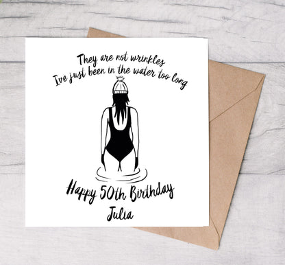 They are not wrinkles I've just been in the water too long - Personalised