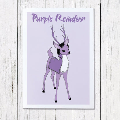 Purple reindeer